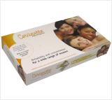 Caja de pañuelo kleenex promocional con 50 pañuelos publicitarios