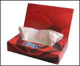 Cajas de pañuelos con tapa promocionales con 100 pañuelos