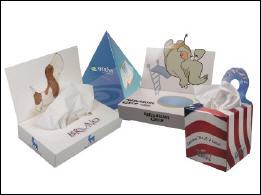 Cajas de pañuelos personalizadas promocionales publicitarios